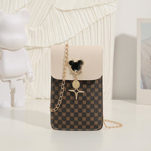 Obrazek Torebka / saszetka na telefon Mouse 19*12*2cm, BEIGE / BEŻOWY