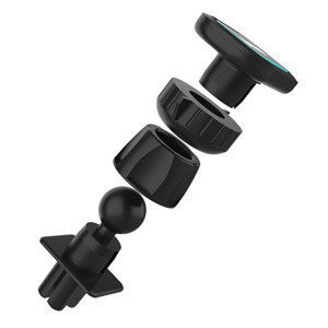 Obrazek BWOO Magnetyczny uchwyt samochodowy BO-ZJ81 z klipsem na kable, do kratki