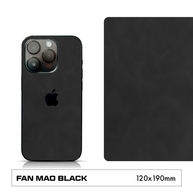 Obrazek HAMMER GLASS FOLIA REVOBACK FAN MAO BLACK 1szt na tył telefonu