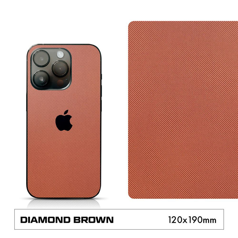 Obrazek HAMMER GLASS FOLIA REVOBACK DIAMOND BROWN 1szt na tył telefonu