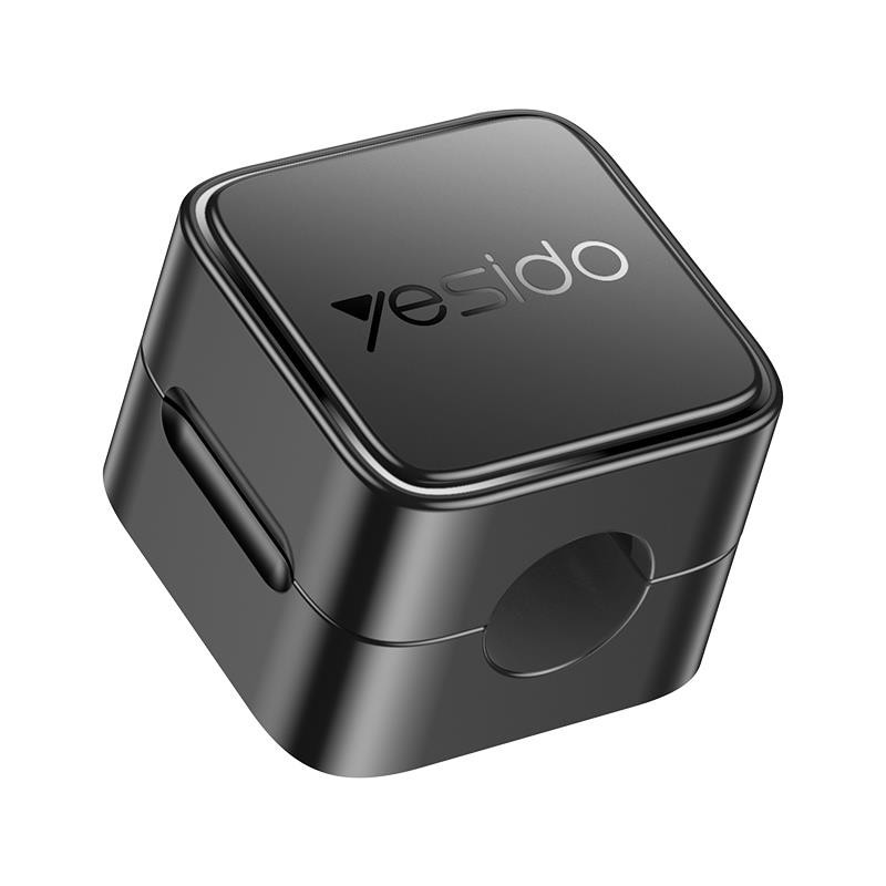 Obrazek Yesido Organizer Kabli C216 Zestaw 4szt. BLACK / CZARNY