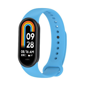 Obrazek Pasek Silikonowy Mi Band 10 / M10 / 9 / M9 / 8 / M8 (11), BLUE / NIEBIESKi
