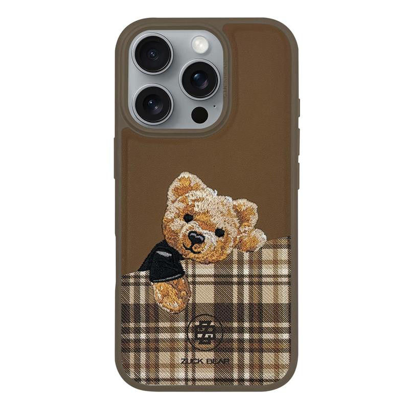Obrazek ETUI ZUCK BEAR DARREN IPHONE 16 PRO GOLD / ZŁOTY