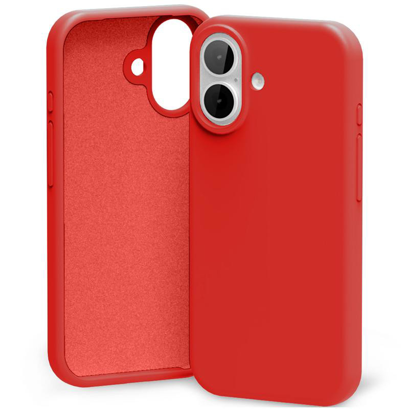 Obrazek Mercury Silicon Case iPhone 17 (6.1), RED / CZERWONY