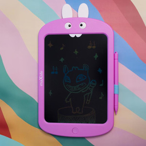 Obrazek MAXLIFE DZIECIĘCA TABLICA DO PISANIA MXWB-02, PINK / RÓŻOWY