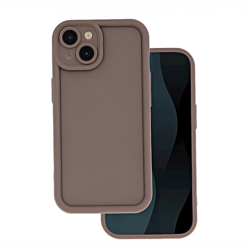 Obrazek Etui RIM TPU Xiaomi Redmi 14C 4G/5G / Redmi A4 / Poco C75, BRĄZOWY / BROWN