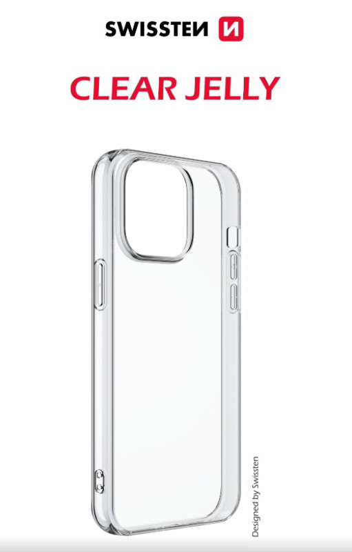Obrazek SWISSTEN CLEAR JELLY CASE IPHONE 16E
