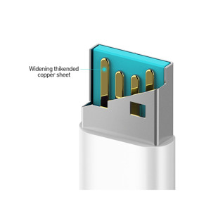 Obrazek BWOO kabel USB - Lightning 1m 3A biały X172L