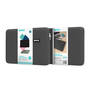 Obrazek BWOO laptop bag size 15cal szara