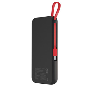 Obrazek Maxlife Powerbank bezprzewodowy 10000MAH MXPB-08 magnetyczny 3w1 czarny