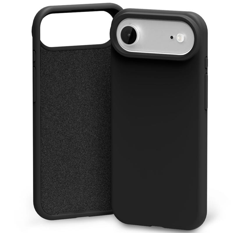 Obrazek Mercury Silicon Case iPhone 17 Air (6.7), BLACK / CZARNY
