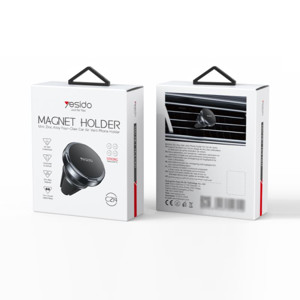 Obrazek Yesido magnetyczny Uchwyt Samochodowy C214 do Kratki, BLACK / CZARNY
