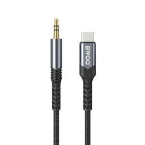 Obrazek BWOO kabel AUX 3.5mm - USB-C BO-AUX066 czarny
