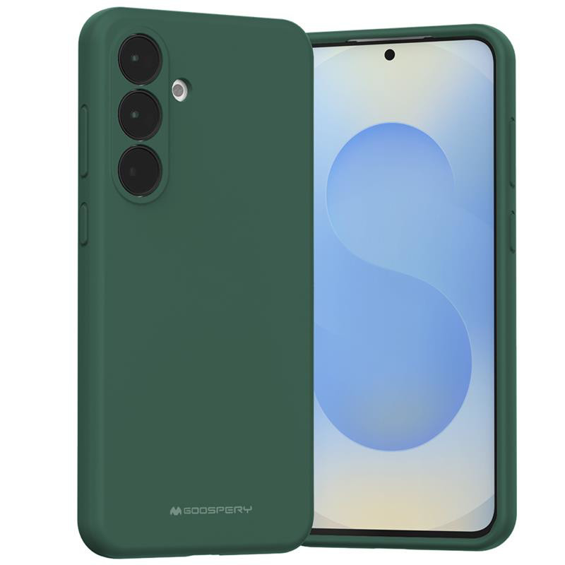 Obrazek Mercury Silicone Case Samsung S25 FE GREEN / ZIELONY