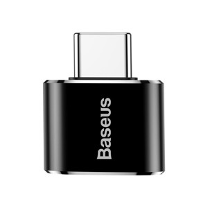 Obrazek KOŃCÓWKA BASEUS TYPE-C TO MICRO USB BLACK, WEJ: MICRO WYJ: TYPE-C