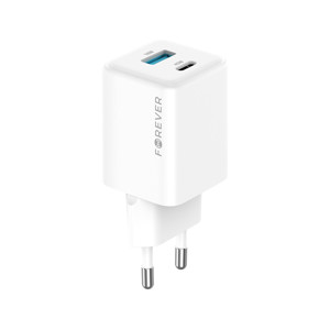 Obrazek Forever ładowarka sieciowa GAN PD TC-08-45AC USB-C USB 45W biała