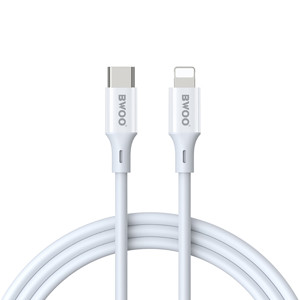 Obrazek BWOO kabel USB-C - Lightning 1m 27W ABS + TPE X283 C-L biały