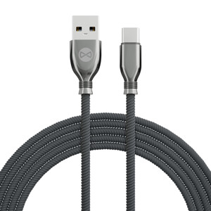 Obrazek Forever kabel Tornado USB - USB-C 1,0 m 3A czarny