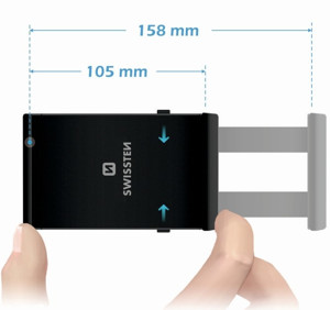 Obrazek SWISSTEN uchwyt samochodowy NA TABLET S-GRIP DO DESKI/SZYBY T1-HK