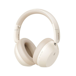 Obrazek S LUCHAWKI BASEUS BASS 35 MAX WIRELESS HEAPHONES WHITE