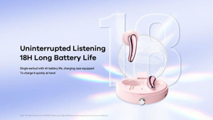 Obrazek Słuchawki Bluetooth REMAX TWS C1 Bluetooth 5.3 ENC PINK