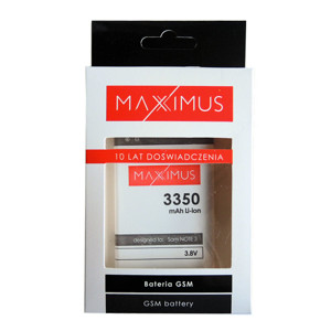 Obrazek Bateria MAXXIMUS Samsung NOTE 3 3350 MAH B800BE