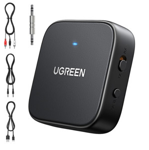 Obrazek Ugreen odbiornik nadajnik audio CM667 Bluetooth Bluetooth 5.2 czarny