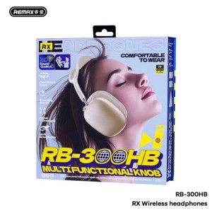 Obrazek Słuchawki bluetooth REMAX RB-300HB SILVER