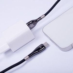 Obrazek Forever kabel Sleek USB - USB-C 1,0 m 3A czarny