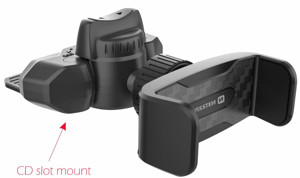 Obrazek SWISSTEN UCHWYT SAMOCHODOWY S-GRIP DO SLOTU CD S3-CD1