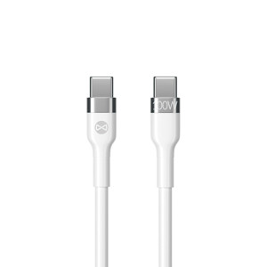 Obrazek Forever kabel Flexible USB-C - USB-C 2,0 m 100W biały