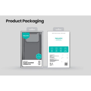 Obrazek NILLKIN super frosted shield PRO IPHONE 17 PRO TRANSPARENT BLACK / PRZEŹROCZYSTY CZARNY