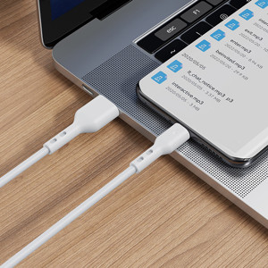 Obrazek BWOO kabel USB - USB-C 1m 3A biały BO-X172C