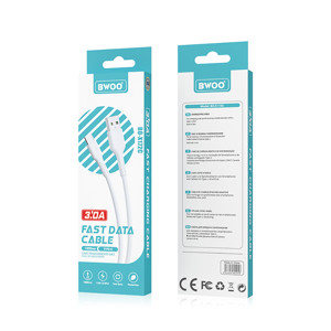 Obrazek BWOO kabel USB - USB-C 1m 3A biały BO-X172C