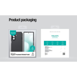 Obrazek Nillkin Super Frosted Shield FOLD MAGNETIC SAMSUNG Z FOLD7 (with Pen), BLACK / CZARNY