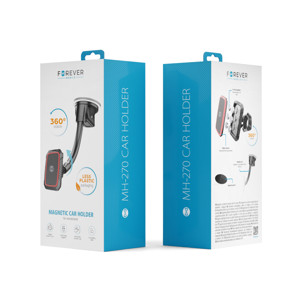 Obrazek Forever uchwyt samochodowy do szyby MH-27c0 magnetyczny czarny