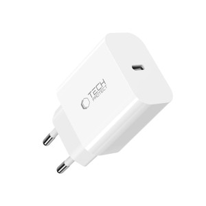 Obrazek TECH-PROTECT ładowarka sieciowa NC20W USB-C + KABEL USB-C WHITE