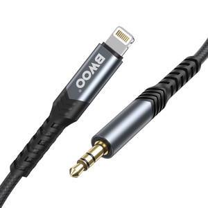 Obrazek BWOO kabel AUX 3.5mm - Lightning BO-AUX068 czarny