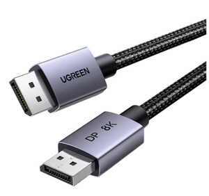 Obrazek Ugreen kabel DisplayPort DP120 1.4 3m czarny