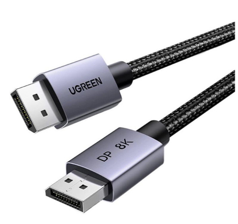 Obrazek Ugreen kabel DisplayPort DP120 1.4 3m czarny