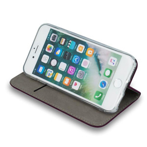 Obrazek Etui Smart Magnetic do iPhone 17 (6.3) BURGUNDY / BURGUNDOWY