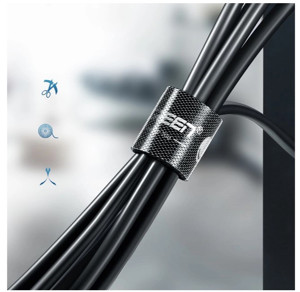 Obrazek Ugreen taśma rzepowa rzep organizer kabli 5m czarny 40356