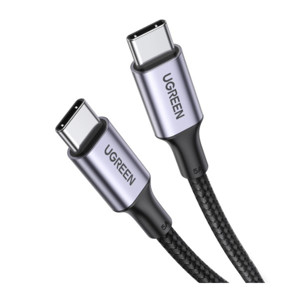 Obrazek Ugreen kabel US316 USB-C/USB-C 480Mb/s 5A 0,5m szary