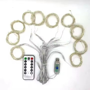 Obrazek Kurtyna Ledowa (300 lampek LED) 3m x 3m MULTICOLOR / WIELOKOLOROWY