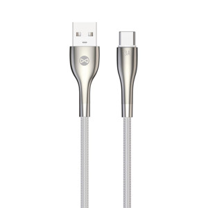 Obrazek Forever kabel Sleek USB - USB-C 1,0 m 3A biały