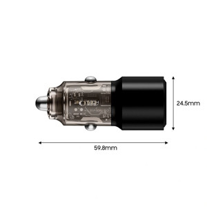 Obrazek TECH-PROTECT ładowarka samochodowa CC03 PD 100W QC 2xUSB-C BLACK