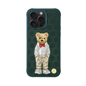 Obrazek ETUI ZUCK BEAR PARIS GENTLEMAN IPHONE 16 PRO MAX BOW TIE