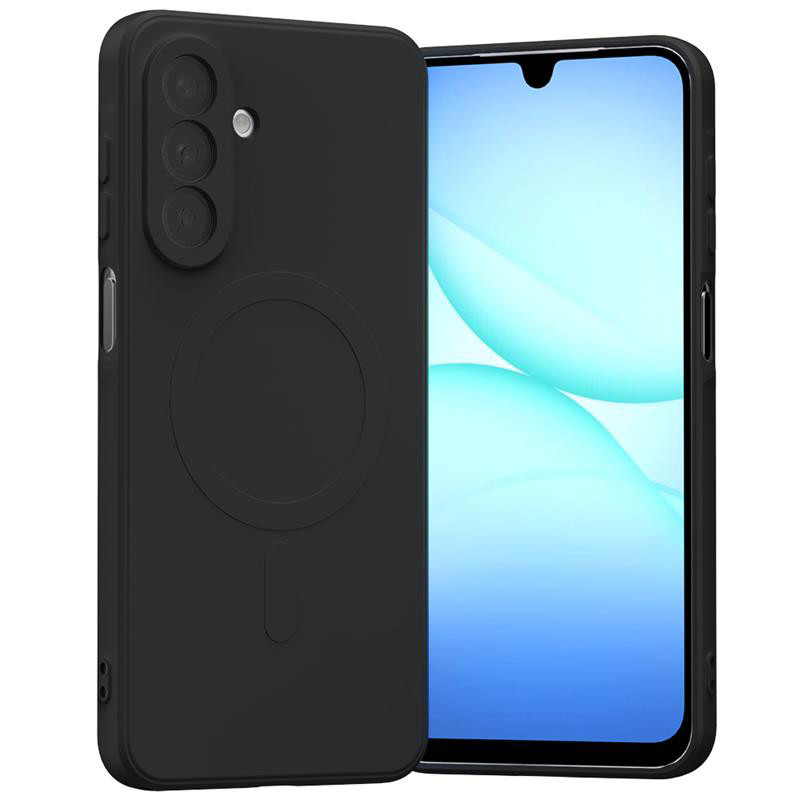 Obrazek Mercury Semi-Silicon Magsafe Samsung A17 BLACK / CZARNY