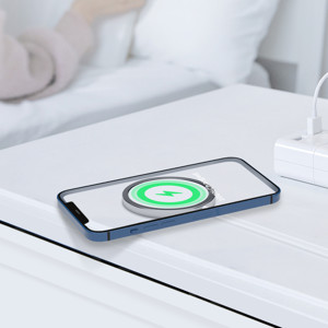 Obrazek BWOO ładowarka bezprzewodowa PD WL-12 15W biała