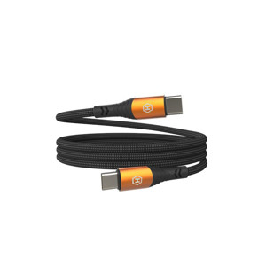 Obrazek Kabel Hammer USB-C - USB-C 5A 100W 1m (482Mbp/s), BLACK / CZARNY